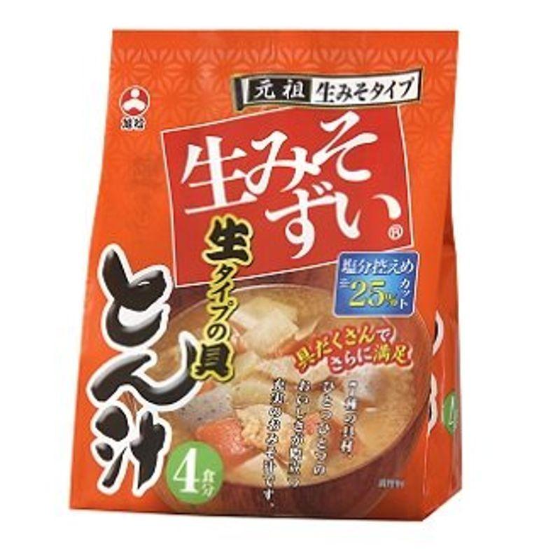 旭松食品 生みそずい生タイプ とん汁4食袋入 8袋