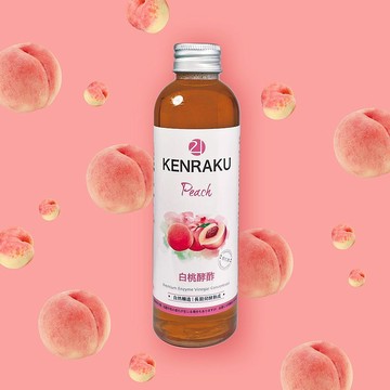 健樂21 白桃酵酢180ml 天然純釀造 長時發酵熟成