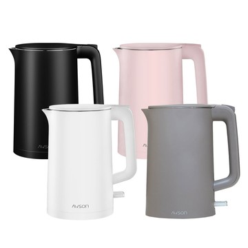 AWSON 【日本歐森】1.7 L 不銹鋼電熱壺/快煮壺/電茶壺/煮水壺(AS-HP0175)多色任選/雙層防護