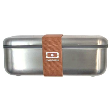 Monbento 不鏽鋼便當盒 食品級 不含BPA 防漏  銀色  1個