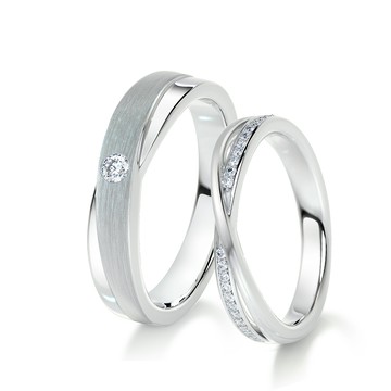 ALUXE 18K金 結婚對戒 RBG0510