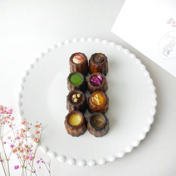 【嗜甜女子】8入綜合可麗露禮盒｜人氣生日禮物