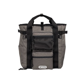 【BAG TO YOU-OUTDOOR】風格前線系列15.6吋電腦托特後背包-灰色 4FOD253109GY