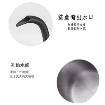 ✅304不銹鋼木柄手沖咖啡壺家用商用長嘴咖啡壺細嘴滴濾咖啡壺禮