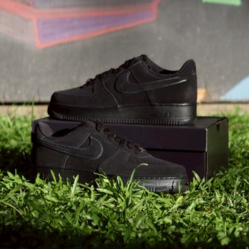 隔日到 ☆小B之都☆ Nike Air Force 1 黑麂皮 質感 立體浮雕 HQ1966-002 男款