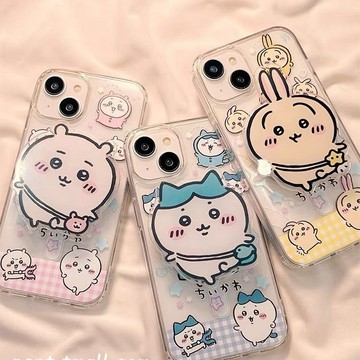 卡通粉吉黃烏帶磁吸適用蘋果15promax手機殼iphone16/14軟13/12女