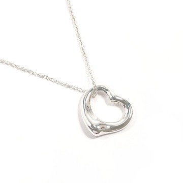 【日本直送 二手美品】蒂芙尼 TIFFANY&Co. 項鍊 經典心形 艾爾莎‧佩蒂 銀 925 飾品