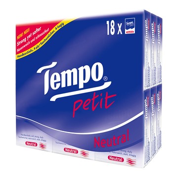 [家速配]Tempo無香4層迷你手帕*商品包裝隨機出貨不挑款，以實際出貨為準。