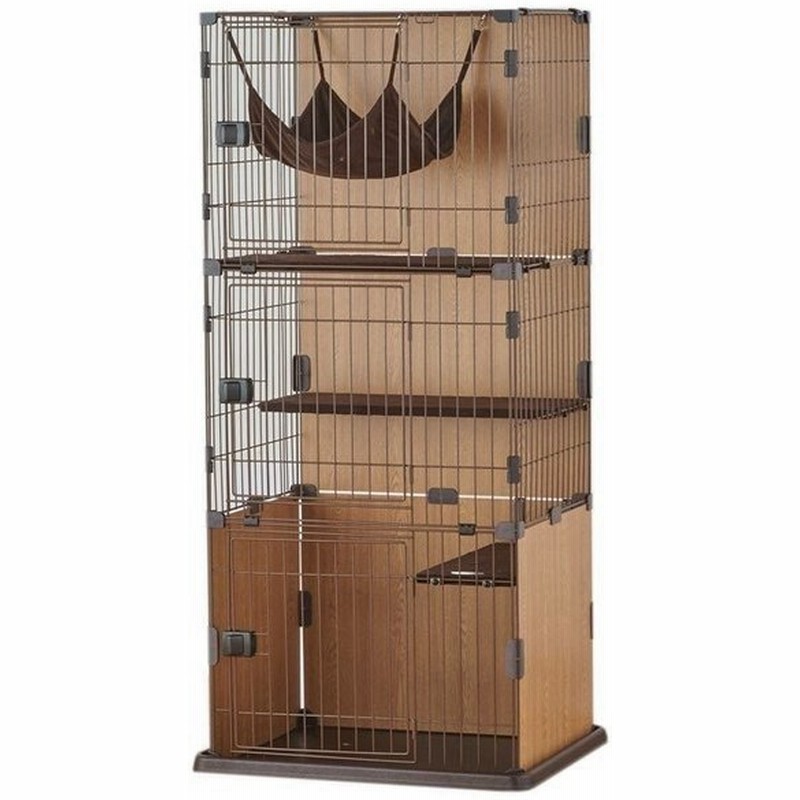 猫 ケージ ゲージ ペットケージ キャットケージ スリムキャットサークル3段タイプ ボンビアルコン D 通販 Lineポイント最大0 5 Get Lineショッピング