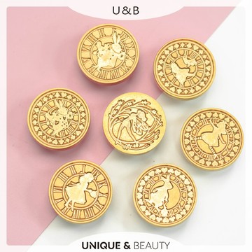 U&B░ 台灣現貨｜夢遊愛麗絲 浮雕系列 雕花 火漆章 章頭 多款選【A344】