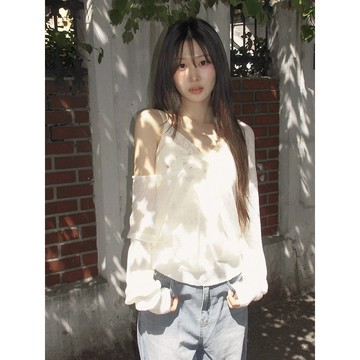 Codibook｜韓國 shifteight 深V領夏日針織上衣［預購］針織衫 女裝