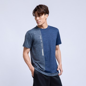 KINGO男款｜彈性機能撞色T恤 511007