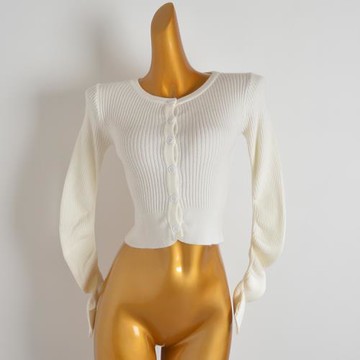 早秋季韓版長袖針織開衫外套女裝新款純欲風短款上衣收腰性感上衣