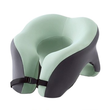 S SportPlus+ 圍圈枕 J11003001 02  30 x 24 x 19cm  灰底綠色