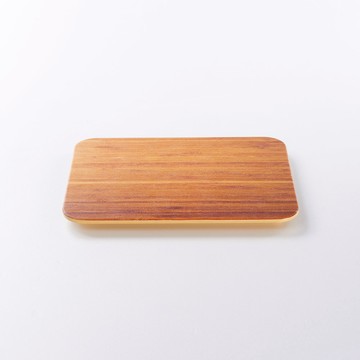 【WAGA】 手感木紋 25.5cm 合成樹脂船槳托盤｜櫻桃木｜單品