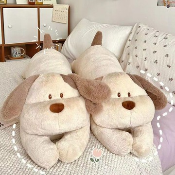 長條狗狗抱枕床上沙發客廳大靠枕女生側睡夾腿神器毛絨玩具送