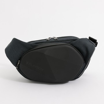 ✨新春質感 買就送小物收納包│PLAYBOY-單肩背包 Soar系列 -藍色(141-1501-50-7)