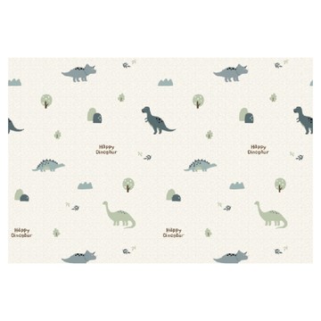 MH家居 PE兒童地墊  恐龍樂園 白色 + 綠色  200 x 140 x 1cm