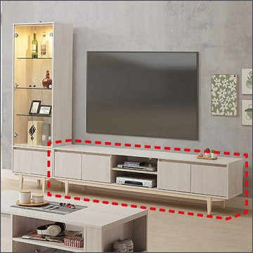 2尺展示櫃 / 4 / 5 / 6 / 7尺 電視櫃 長櫃 L櫃 高低櫃  鞋櫃【275B3012】Leader傢居館275-217