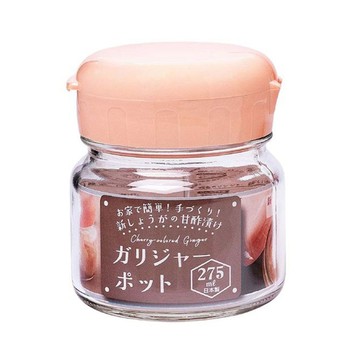TOYO-SASAKI GLASS 東洋佐佐木 醃漬酒瓶 櫻色  275ml  1個