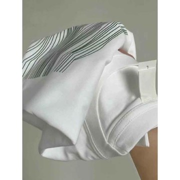 純棉白色秋季字母短袖t恤女寬松韓版百搭學生復古打底衫上衣潮牌