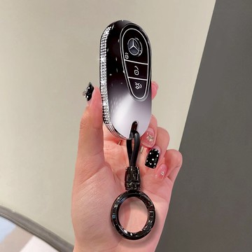 Benz賓士專用漸變鑰匙套GLC GLA CLA GLB GLE W177 W205 W213 E300L鑰匙包 保護殼