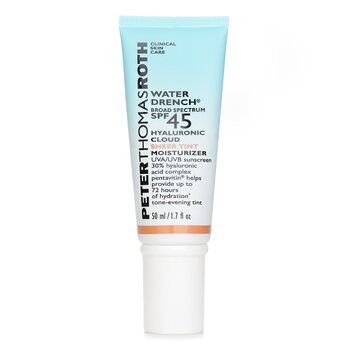 Peter Thomas Roth 彼得羅夫 Water Drench® Hyaluronic Cloud Sheer 有色防曬霜 SPF 45 50ml-臉部防曬及古銅粉