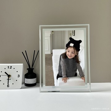 🔥桃園有貨🔥水晶A4玻璃相框批髮擺臺相框56寸78寸10寸婚紗寫真A5擺件家居相框 Y12N