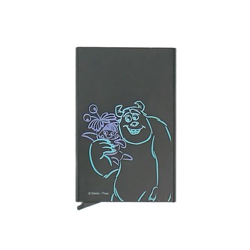 Disney 迪士尼 返校日自動金屬名片盒 尺寸9.5*6.2cm  9.5 x 6.2cm  毛怪阿布  1個