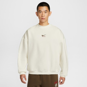 NIKE AS M NK TF SI CNY BRSH CREW 男長袖 大學T 白-IQ3819133