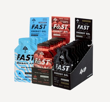 UP FAST 能量果膠 - 40入（酸櫻桃、烏梅、藍莓）