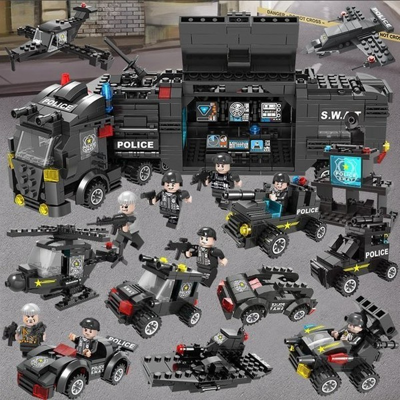 レゴ レゴブロック Lego 互換品 男の子 おもちゃ プレゼント 誕生日 レゴ互換 Swat スワットチーム 警察 ポリス 軍隊 ブロック ミリタリー ミニフィグ 通販 Lineポイント最大0 5 Get Lineショッピング