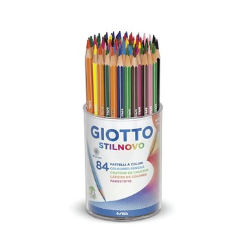 GIOTTO STILNOVO 學用六角彩色鉛筆 套裝 0.33cm六角筆桿  84色  1組
