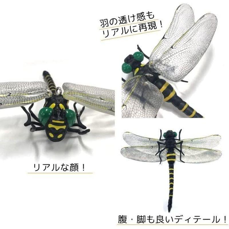 Ｈ・Ｋ 2023年モデル トンボ 正規品 蜻蛉 本物とほぼ同じサイズ PVC材質 安全ピン付き 動物 釣り 室内装飾 ベランダ 網戸 室内