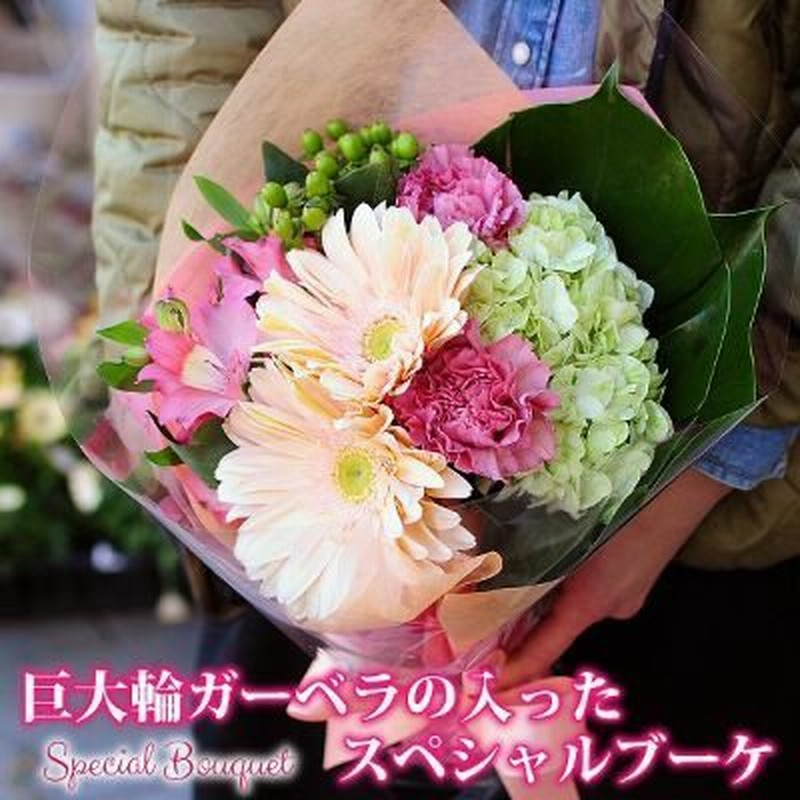 お祝い 誕生日プレゼント 女性 お祝い 花 ブーケ ガーベラ 花束 誕生日 記念日 結婚祝い ガーベラが入ったスペシャルブーケ 通販 Lineポイント最大0 5 Get Lineショッピング