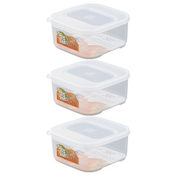 INOMATA 保鮮盒1627 1040ml 冰箱收納保鮮 透明易辨識 密封防變質 多功能儲物  3個  1組