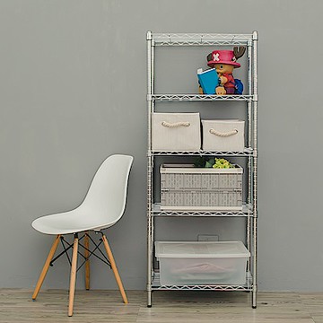 dayneeds 輕型 60x35x150cm 五層電鍍(鎖管)鐵架 波浪架/收納架/置物架