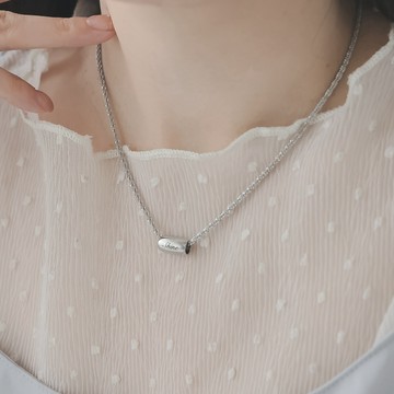 客製化刻字【EM STUDIO】心願封存項鍊 刻字 禮物 紀念 情人節 客製化禮物 長鍊 英文字母 字母項鍊