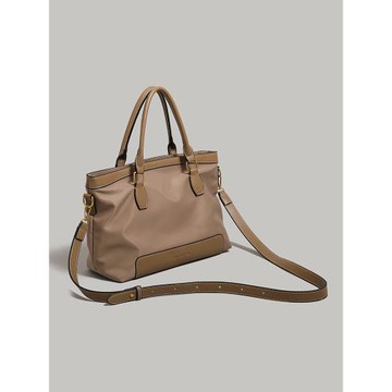 UR大容量短途旅行袋2025新款簡約托特包學生上課手提包休閑斜挎包