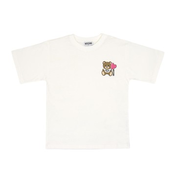Moschino Kids 泰迪熊 logo T-Shirt