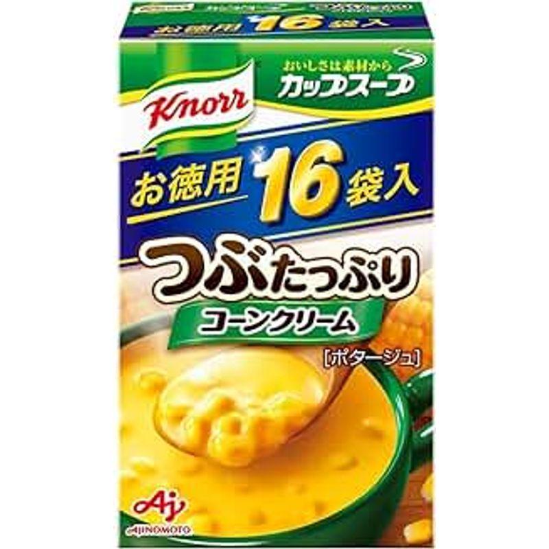 味の素 クノール カップスープ つぶたっぷりコーンクリーム 16.5グラム (x 16)