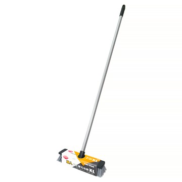 巧巧 職人商用硬毛地刷 XL  1支  灰色 + 黑色