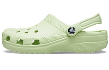 CROCS CLASSIC CROCS BEACH UNISEX GRAY GREEN SANDALS