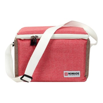 NOMADE N7149 純色肩背保冷袋 7L  紅色  26 x 16 x 18cm  1個