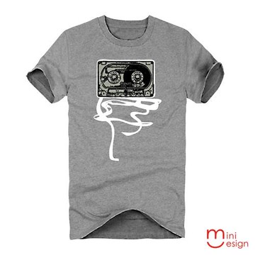 Minidesign-錄音帶潮流設計短T 五色