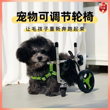 🔥優選🔥狗輪椅後肢癱瘓寵物代步車殘疾老年狗寵物助力車輔助貓咪助行車