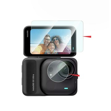 【玻璃保護貼】適用 Insta360 GO Ultra 專用 螢幕保護貼 鏡頭保護貼 鋼化 9H 防刮