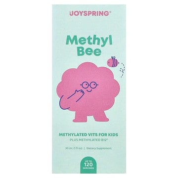 JoySpring, Methyl Bee, Methylated Vits for Kids, 1 fl oz (30 ml)