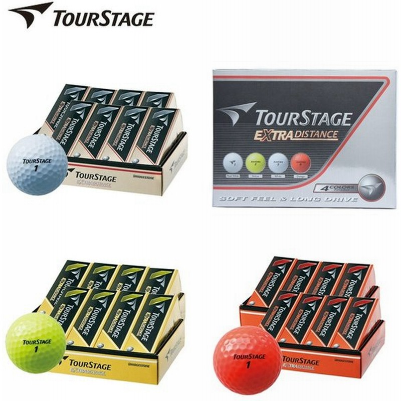ツアーステージ Tourstage ゴルフボール 2ダース 24個入り エクストラディスタンス Extra Distance 通販 Lineポイント最大0 5 Get Lineショッピング