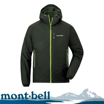 mont-bell 日本 男款 light shell parka 連帽風衣深橄綠1106645